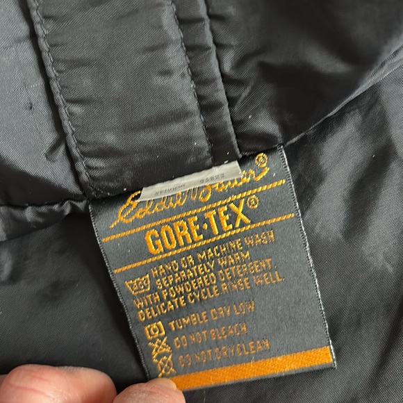 Y2K Eddie Bauer Gore-Tex Full Zip Royal Purple Vented Full Zip Mid Lengt… - Picture 9 of 12